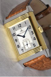 Jaeger-LeCoultre Reverso Grande Taille 18k gold/steel case almost as new gent's wristwatch
