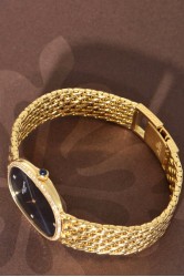 Patek Philippe 18K Gold Ellipse with diamond-set bezel and dial luxury gent' wristwatch