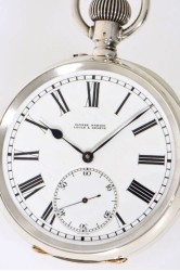 Ulysse Nardin Auguste Ericsson St. Petersburg rare Detent Pocket Chronometer/Earnshaw, 1910