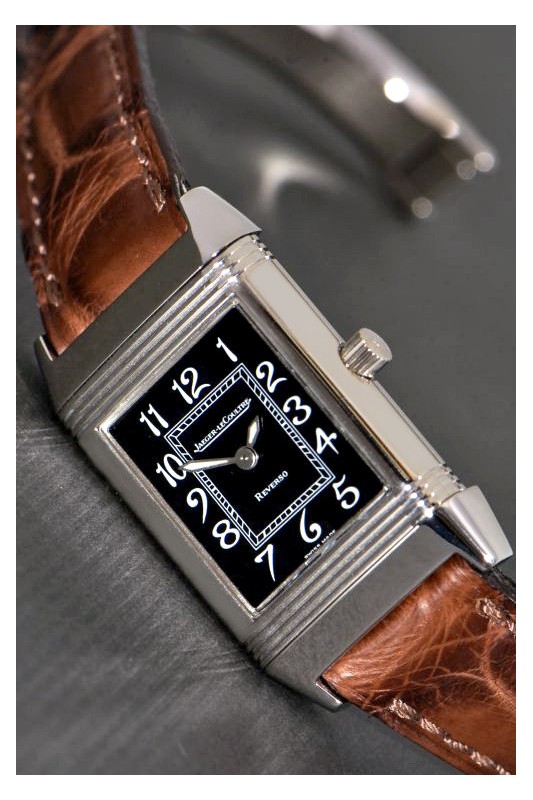 Jaeger LeCoultre Lady Reverso model Art Deco 18k white gold