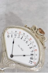 Sector Watch Art Noveau pocket watch with retrograde time indication, Record Watch Co. S.A. Tramelan, 1900