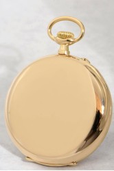 Nahezu neuwertige Patek Philippe 14Kt Gold Taschenuhr mit Originalzertifikat und Original-Lederbox