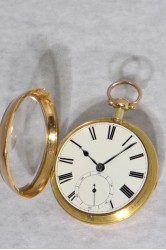 Early William James Frodsham Red Lion Square precision pocket watch with duplex escapement and chronometer balance