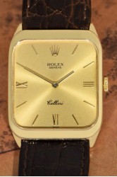 Rolex Cellini elegante, hochwertige 18Kt Gold Herrenarmbanduhr, Ref. 4135