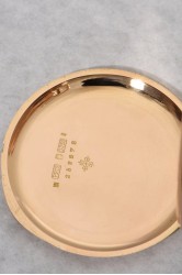 Patek Philippe 18Kt Gold Taschenuhr mit Originalzertifikat und Original-Lederbox