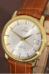 Omega De Ville Automatic Chronometer 18k Gold elegant gent's wristwatch