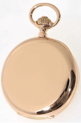 A. Lange & Sohne Antimagnetic First Quality 18K Gold Hunter Case pocket watch