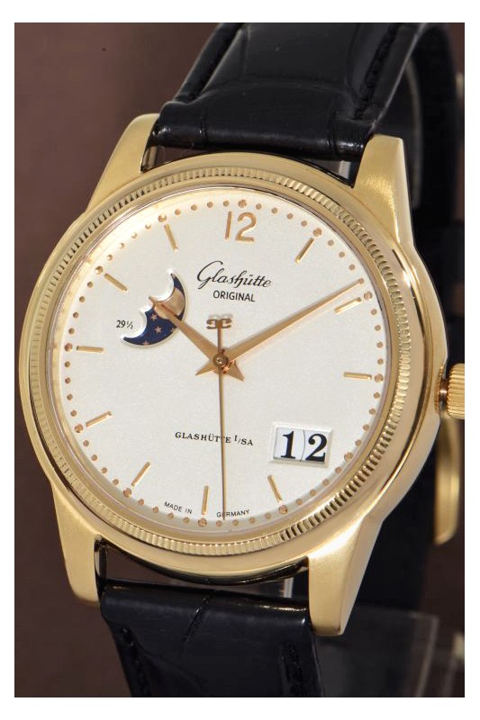 Glashütte Original Senator Automatic Panorama Date, Moon Phase 18K Rose Gold Gent's watch