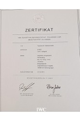 IWC Schaffhausen "Fischschwanz-Kaliber" 18K Gold Halbsavonnette Kew zertifiziert Klass A