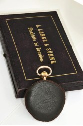 A. Lange & Söhne Qualität 1A, 18K Gold Savonnette mit Originalbox & Dokument