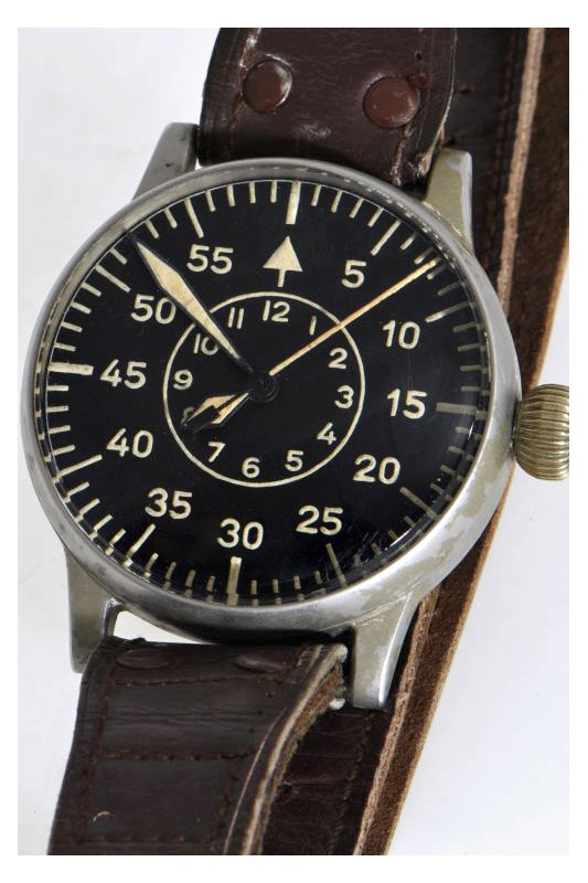 Lange & Sohne aviator's deck watch, German air force, World War II