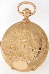 Henri Stauffer Grande Sonnerie with self strike  and repeating in Quality Extra 18k gold HC pocket watch