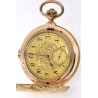 Henri Stauffer Grande Sonnerie with self strike  and repeating in Quality Extra 18k gold HC pocket watch