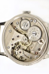 Cortébert Antimagnetic rare, large military wristwatch Ø 40mm