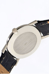 Patek Philippe Calatrava extra flat 18k white gold wristwatch