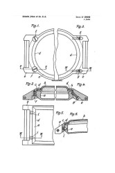 A rare Vintage Chronograph Clamshell case, Brevet 189190