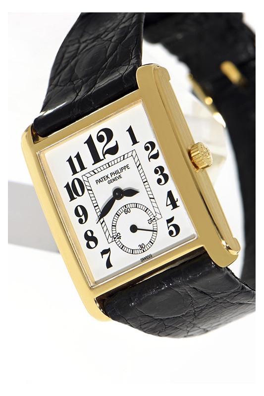 Patek Philippe Gondolo 18K Gold gent's wristwatch Art Deco Flair, Ref. 5014