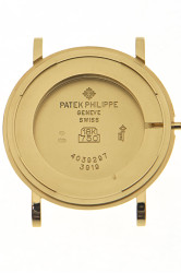 Patek Philippe Calatrava 18K gold Herrenuhr Ref. 3919 "Clous de Paris" Dekoration
