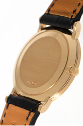Patek Philippe Calatrava attractive 18K rose gold wristwatch Ref. 3919 "Clous de Paris" dekoration
