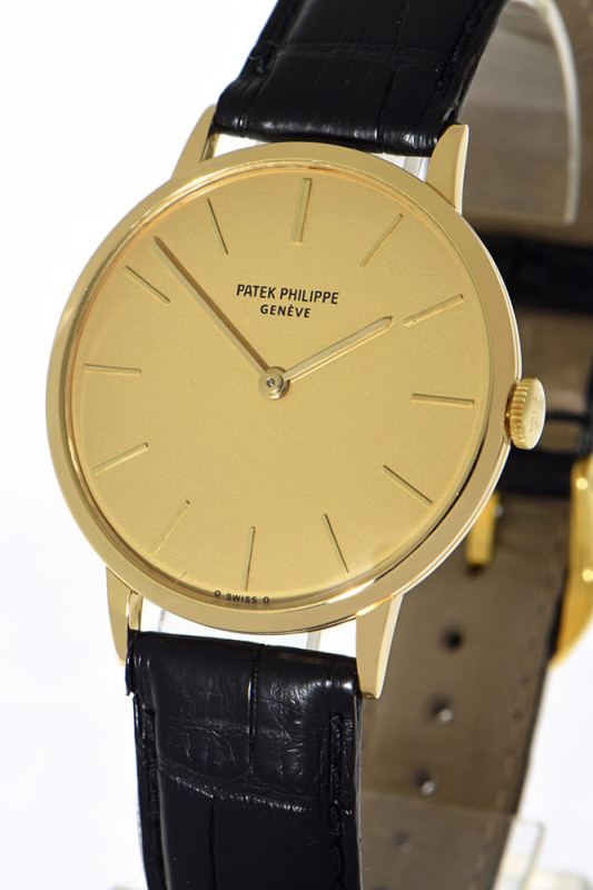 Patek Philippe Calatrava timeless, elegant 18k gold Gent's wristwatch