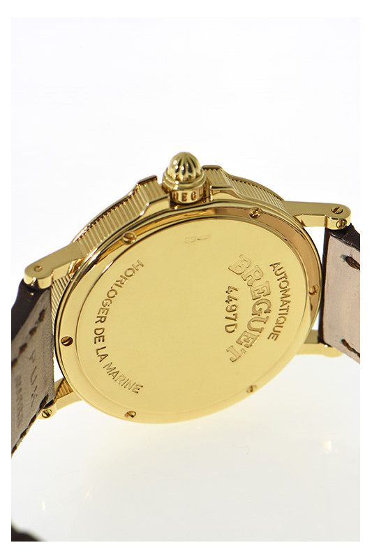 Breguet Marine Automatic Midsize wristwatch in 18k yellow gold