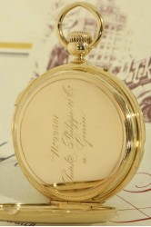 Patek Philippe Repetition seltene 18K Gold Taschenuhr, Adelsbesitz Porter, 1863