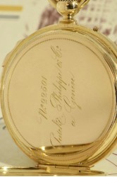 Patek Philippe Repetition seltene 18K Gold Taschenuhr, Adelsbesitz Porter, 1863