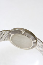 Rolex Cellini elegant 18k white gold gent's wristwatch with Rolex warranty card