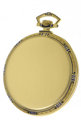 Patek Philippe "Murat-Style" zweifarbig emaillierte 18K Gold Taschenuhr