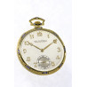 Patek Philippe "Murat-Style" florally chased and two-tone enamelled 18k gold pocket watch