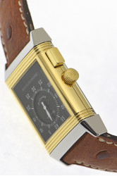 Jaeger-LeCoultre Reverso Memory with flyback minute counter, Box & Papers