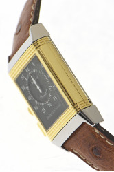 Jaeger-LeCoultre Reverso Memory mit Flyback Minutenzähler, Box & Papere