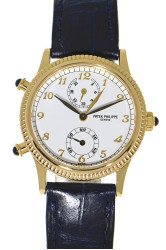 Patek Philippe Travel Time 18K gold Lady's wristwatch with second time zone