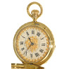 Julius Assmann, Dresden rare 18k gold hunter case pocket watch, 1875