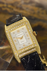 Jaeger LeCoultre Reverso Joaillerie diamond-set 18k gold Lady wristwatch