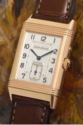 Jaeger-LeCoultre Reverso Duoface 18K rose gold, recently serviced, box & papers