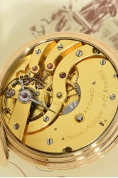Patek Philippe 14K Gold HC gent's pocket watch Guilloché Decoration