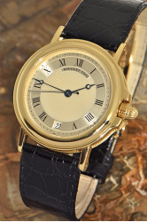 Breguet Marine Automatik mit Zentralsekunde, ⌀ 36mm, 18Kt Gelbgold Herrenarmbanduhr