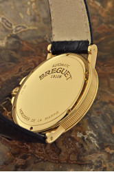 Breguet Marine Automatik mit Zentralsekunde, ⌀ 36mm, 18Kt Gelbgold Herrenarmbanduhr