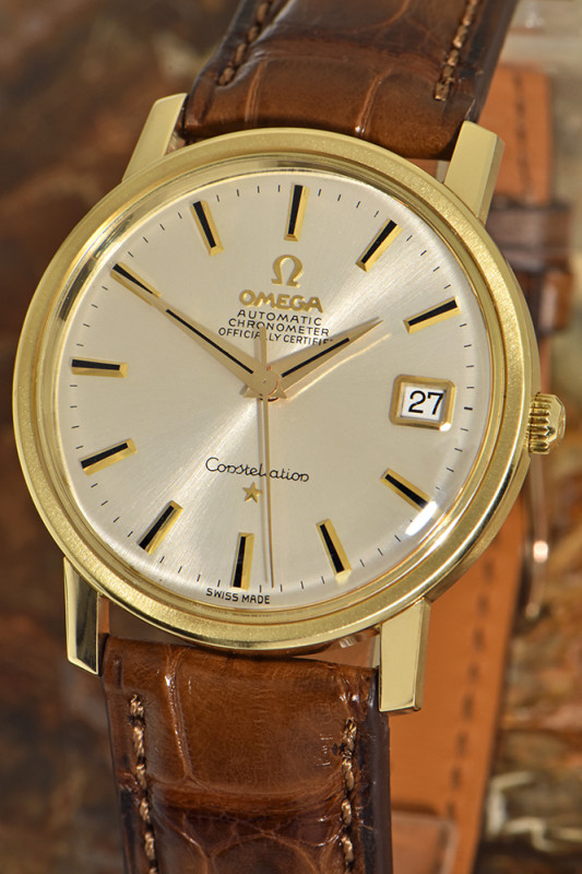 Omega Constellation Automatic Chronometer beautiful gent's watch in 14k gold