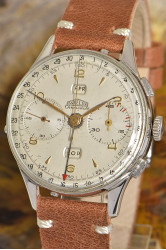 Angelus Chronodato Vintage Chronograph mit Vollkalender Kaliber 217