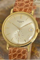 Patek Philippe Calatrava Automatik mit Datum 18Kt Gold Herrenuhr Ref. 3445