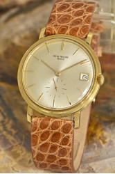 Patek Philippe Calatrava Automatik mit Datum 18Kt Gold Herrenuhr Ref. 3445