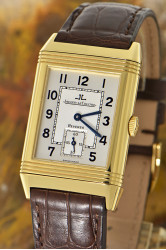 Jaeger-LeCoultre Reverso Grande Taille 18k Gold gent's wristwatch in mint condition