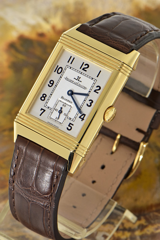 Jaeger-LeCoultre Reverso Grande Taille 18K Gold neuwertige Herrenarmbanduhr