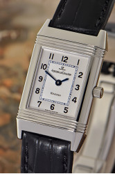 Jaeger-LeCoultre Lady Reverso mit Handaufzug, neues Krokoband mit Faltschließe