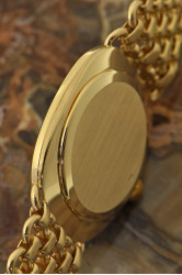 Patek Philippe Ellipse d'Or 18K Gelbgold-Herrenuhr mit elegantem 18Kt Goldarmband