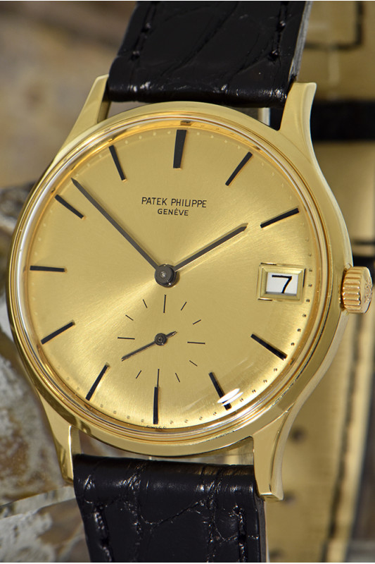 Patek Philippe Calatrava Automatic with Date charming 18Kt Gold gent's Watch Ref. 3514