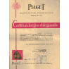 Piaget Automatic 18k gold gent's wristwatch with date, original certificate