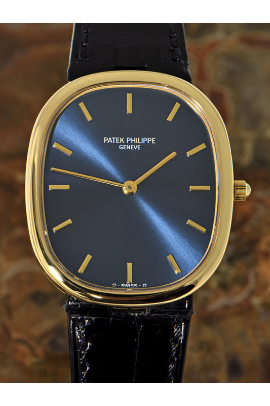 Patek Philippe Jumbo Ellipse d'Or Automatic 18k gold, ref. 3738/100, original box/papers